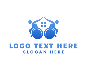 Wheelchair - Wheelchair Therapy Center logo design