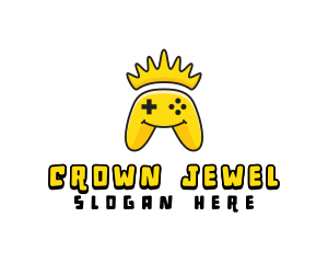 Crown - Smiling Controller Crown logo design