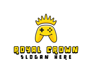 Crown - Smiling Controller Crown logo design