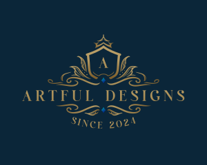 Elegant Crest Boutique logo design