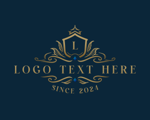 Salon - Elegant Crest Boutique logo design