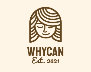 Woman - Brown Beauty Salon logo design