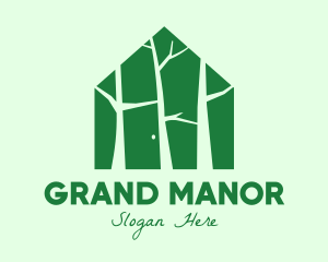 Green Forest House logo design