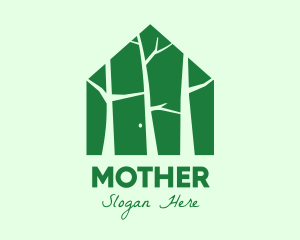 Housing - Green Forest House logo design