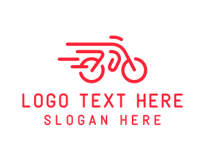 Fast Bicycle Bike Motorbike Logo