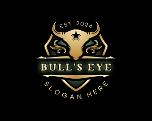 Bull Ranch Bar logo design