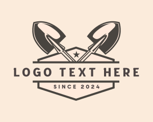 Landscaping - Landscaping Shovel Tool logo design