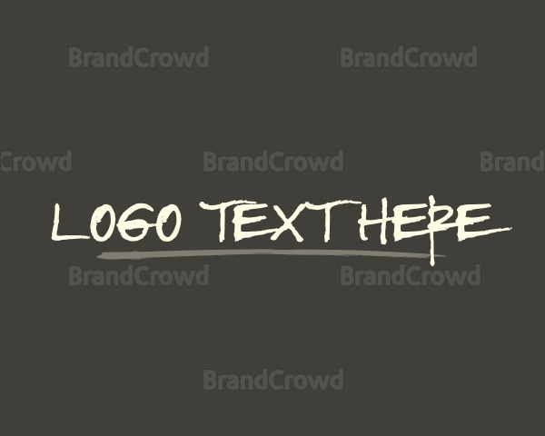 Handwritten Texture Business Logo