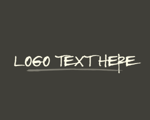 Brush - Handwritten Texture Business logo design