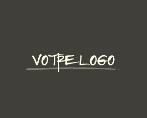 Watercolor - Handwritten Texture Business logo design