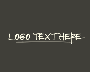 Handwritten Texture Business Logo