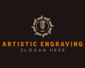 Laser Engraving Manufacturing logo design