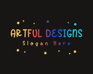 Cute Art Doodle logo design