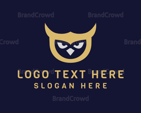 Owl Bird Head Logo