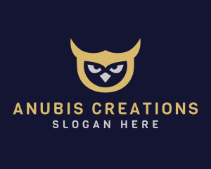 Owl Bird Head logo design