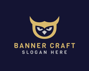 Owl Bird Head logo design