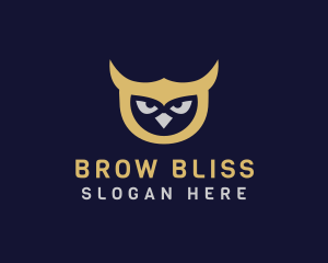 Owl Bird Head logo design