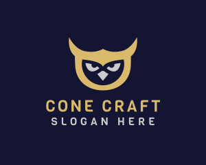 Owl Bird Head logo design