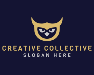 Owl Bird Head logo design