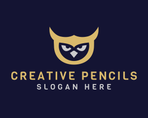 Owl Bird Head logo design