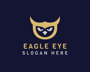 Owl Bird Head logo design