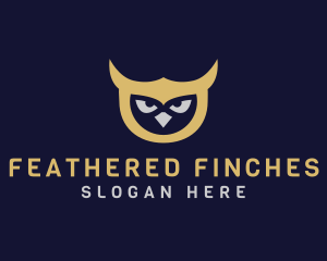 Owl Bird Head logo design