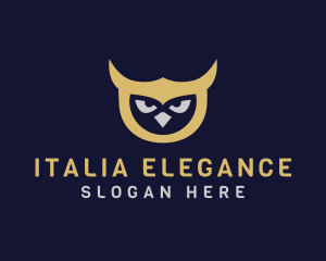 Owl Bird Head logo design