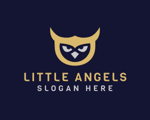 Owl Bird Head logo design