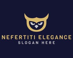 Owl Bird Head logo design