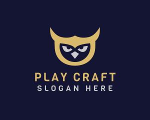 Owl Bird Head logo design