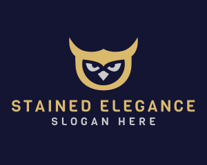 Owl Bird Head logo design