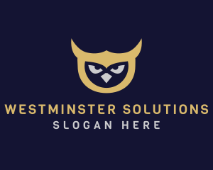 Owl Bird Head logo design