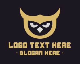 Mascot - Golden Owl Mascot logo design