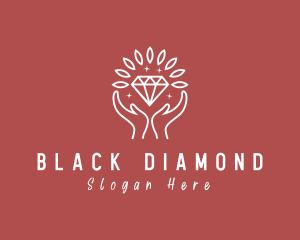 Diamond Jewelry Hand logo design