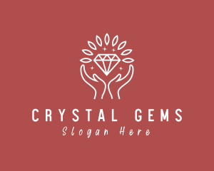 Diamond Jewelry Hand logo design