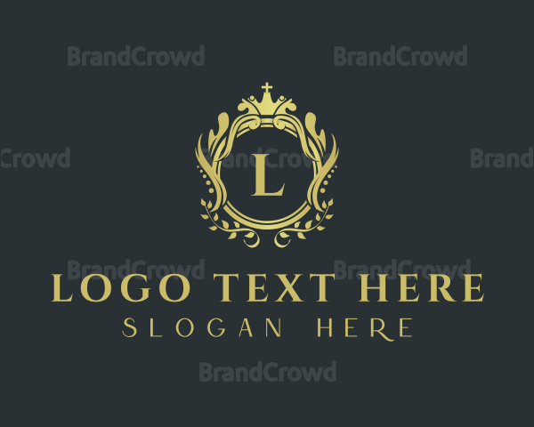 Elegant Ornate Crown Logo