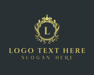 Elegant Ornate Crown Logo