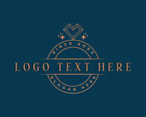 Gemstone - Luxury Ring Jewelry logo design