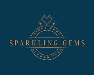 Luxury Ring Jewelry logo design