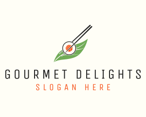 Sushi Roll Restaurant logo design