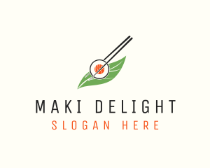 Maki - Sushi Roll Restaurant logo design