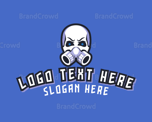 Skull Gas Mask Logo