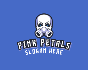 Skull Gas Mask logo design