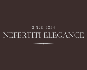 Elegant Serif Wordmark logo design