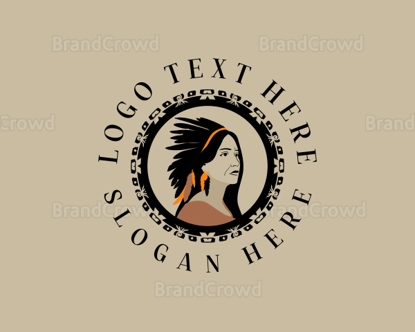 Native American Chief Logo