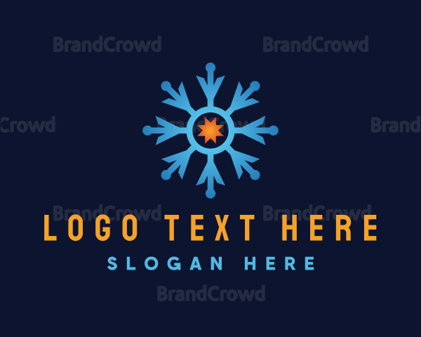 Industrial Thermal Snowflake Logo