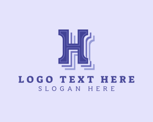 Shadow - Business Agency Letter H logo design