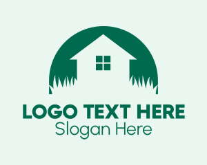 House Yard Lawn Logo