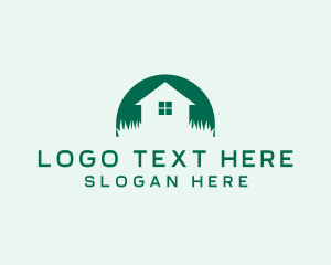 House Yard Lawn logo design