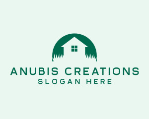 House Yard Lawn logo design